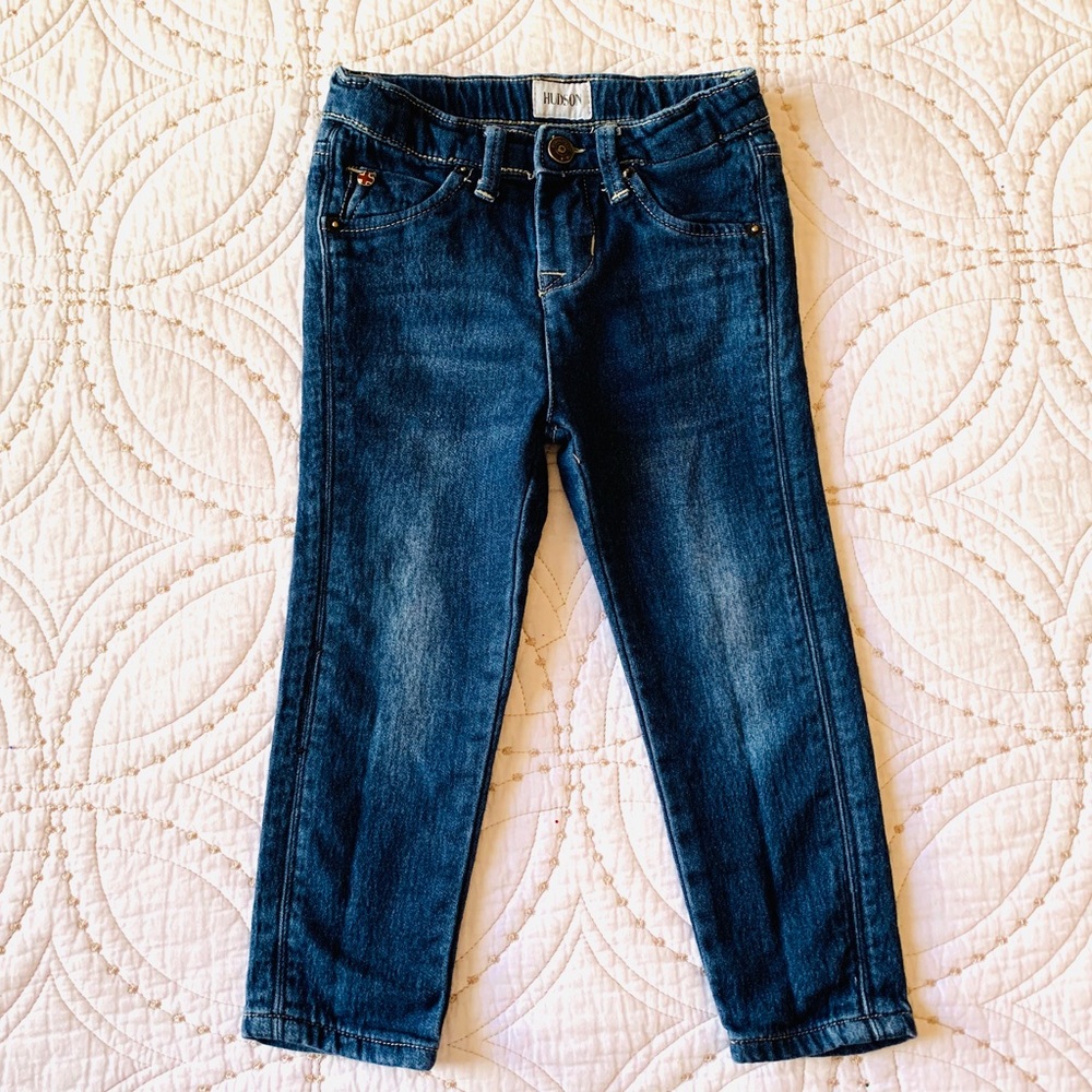 Hudson Skinny Blue Jeans Toddler Girls 24 Months!